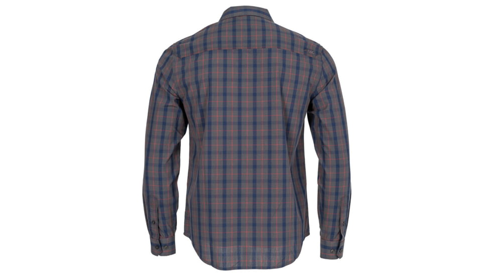 Mountain Khakis Midtown Long Sleeve Woven Shirt Classic Fit - Mens, Jackson Grey, XL, O65021JACKSON GREYXL