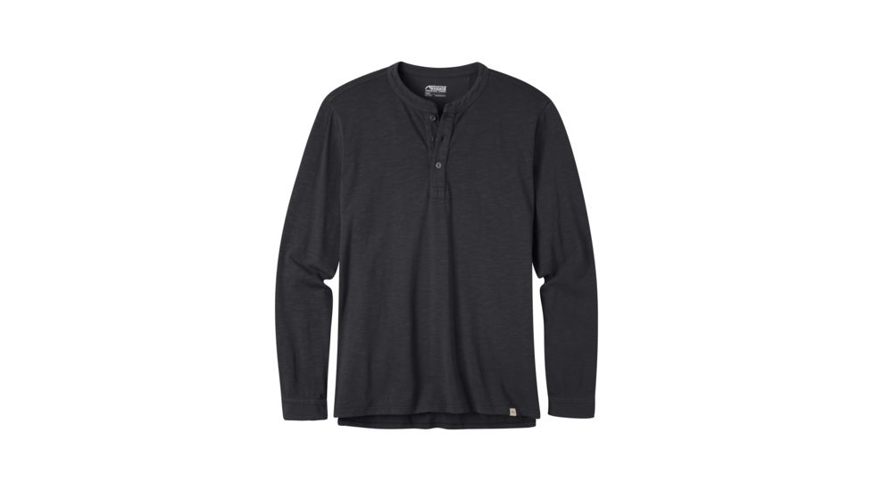 Mountain Khakis Mixter Henley - Mens, Black, Large, 9951076200-107-Large
