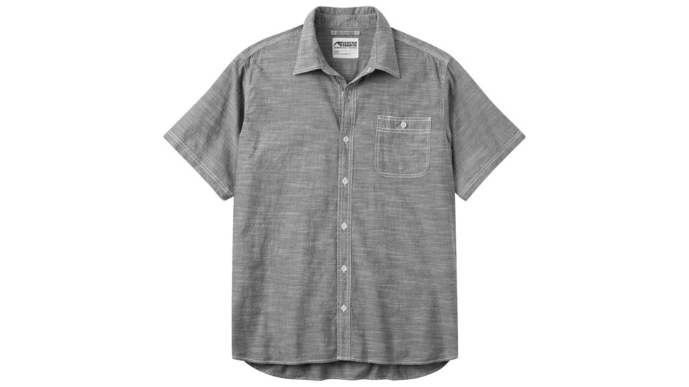 Mountain Khakis Mountain Chambray Short Sleeve Shirt - Men's-Black-Large