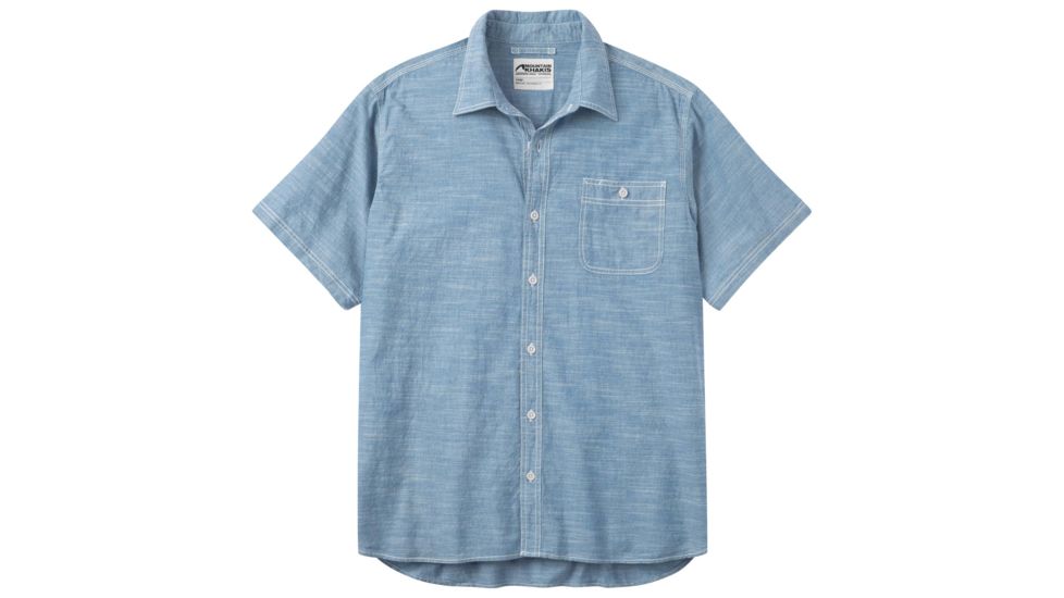 Mountain Khakis Mountain Chambray Short Sleeve Shirt - Men's-Riviera-Medium