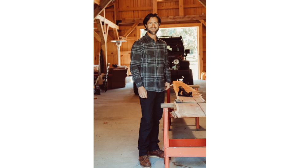 Mountain Khakis Noda Flannel Shirt Classic Fit - Mens, Parchment, M, N41102PARCHMENTM