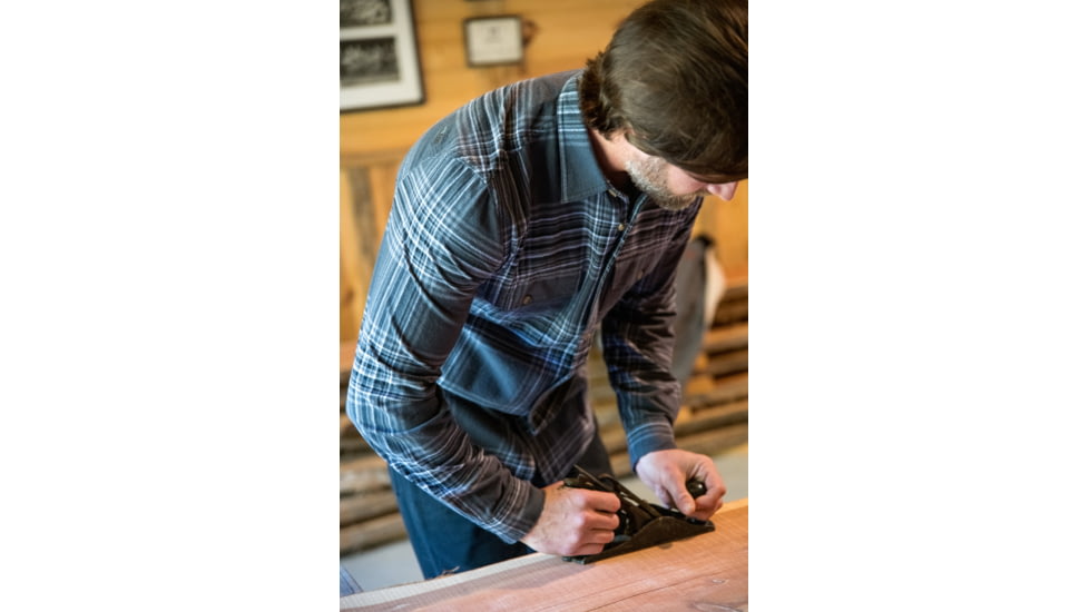 Mountain Khakis Noda Flannel Shirt Classic Fit - Mens, Parchment, M, N41102PARCHMENTM