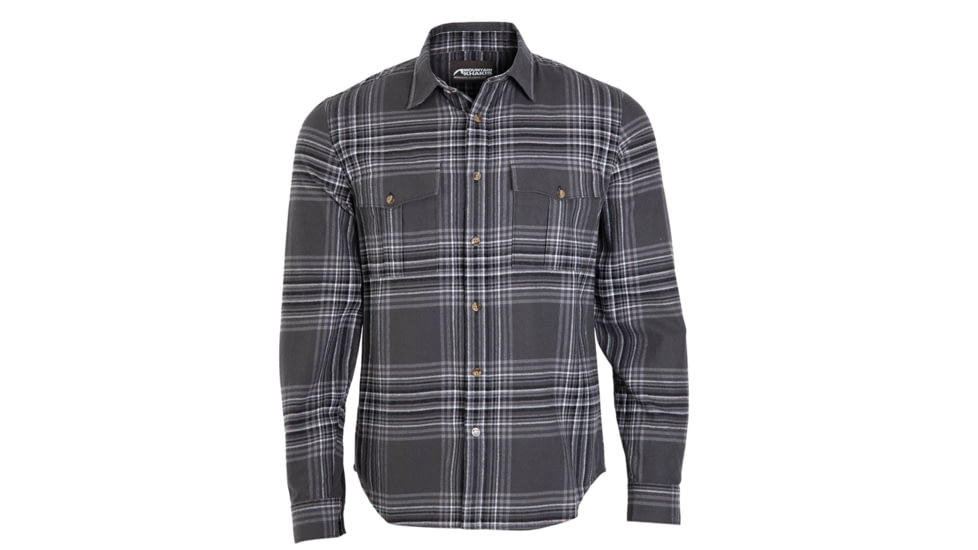 Mountain Khakis Noda Flannel Shirt Classic Fit - Mens, Black, M, N41001BLACKM
