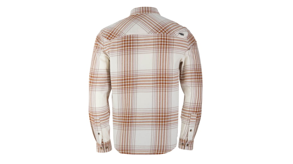 Mountain Khakis Noda Flannel Shirt Classic Fit - Mens, Parchment, M, N41102PARCHMENTM