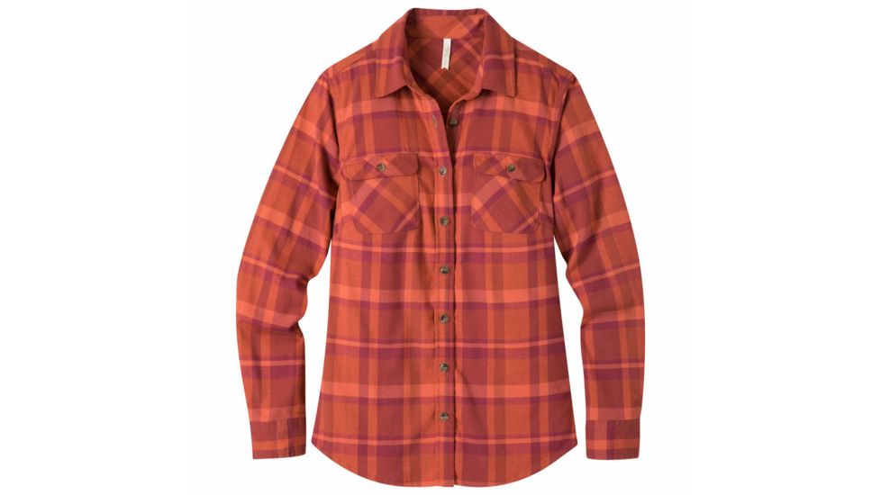 Mountain Khakis Peaks Flannel Shirt - Womens, Redwood, Large, 7358116200