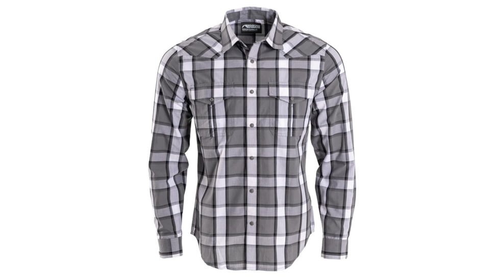Mountain Khakis Rodeo Long Sleeve Woven Shirt Classic Fit - Mens, Gunmetal, M, O77022GUNMETALM