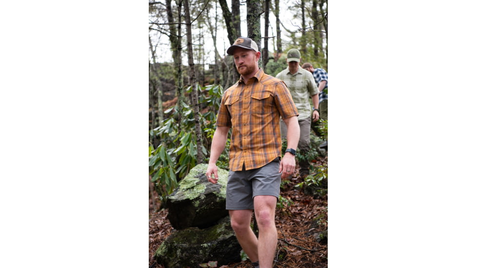 Mountain Khakis Rodeo Short Sleeve Woven Shirt Classic Fit - Mens, Blue Ridge, L, O76405BLUE RIDGEL