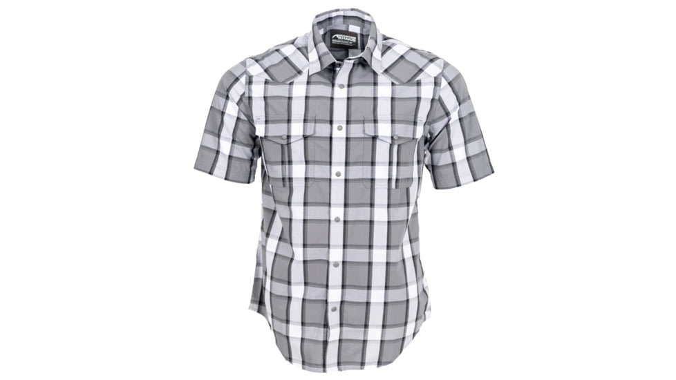 Mountain Khakis Rodeo Short Sleeve Woven Shirt Classic Fit - Mens, Gunmetal, L, O76022GUNMETALL