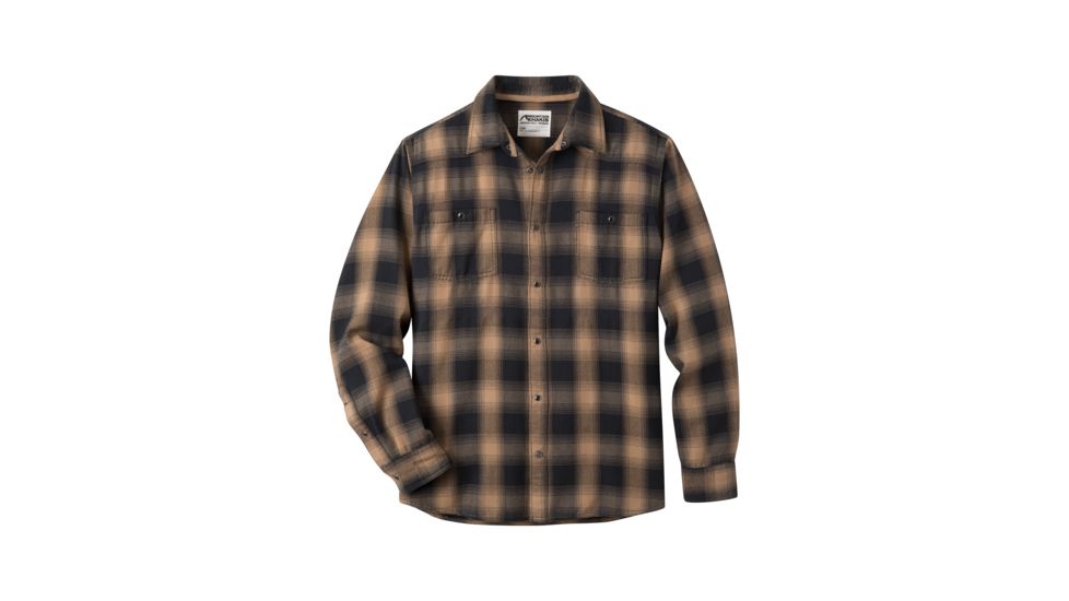 Mountain Khakis Saloon Flannel Shirt - Mens, Tobacco, Large, 5754416200-441-Large