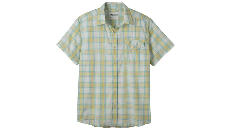 Shoreline Short Sleeve Shirt - Mens-Linen-Large