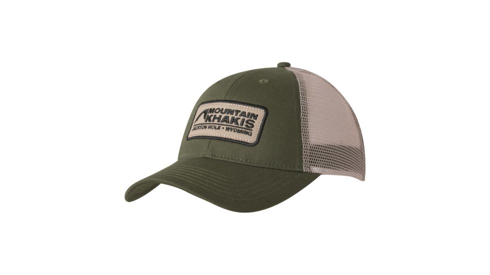 Mountain Khakis Soul Patch Trucker Cap, Field Green, One Size 6684496500