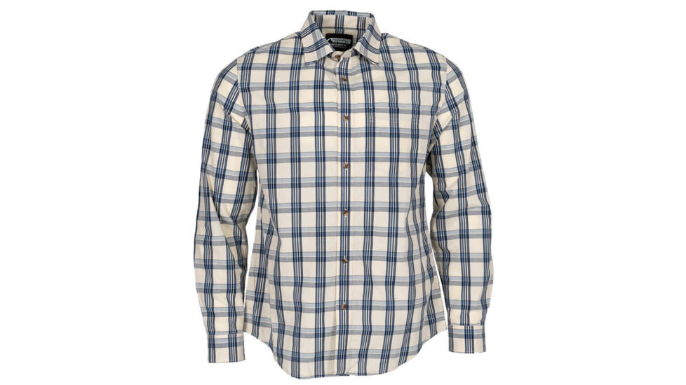 Mountain Khakis Sutton Long Sleeve Woven Shirt Classic Fit - Mens, Crater Navy, M, O64401CRATER NAVYM