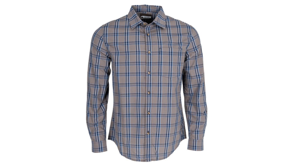 Mountain Khakis Sutton Long Sleeve Woven Shirt Classic Fit - Mens, Fossil, XL, O64024FOSSILXL