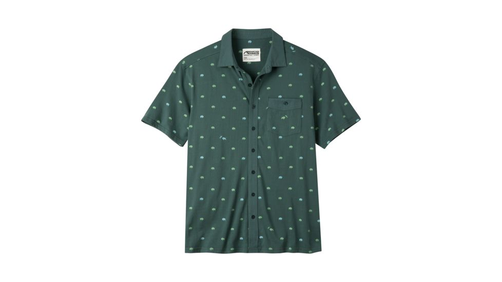 Mountain Khakis Tatanka Short Sleeve Shirt - Mens, Deep Sea Print, Large 2017206200