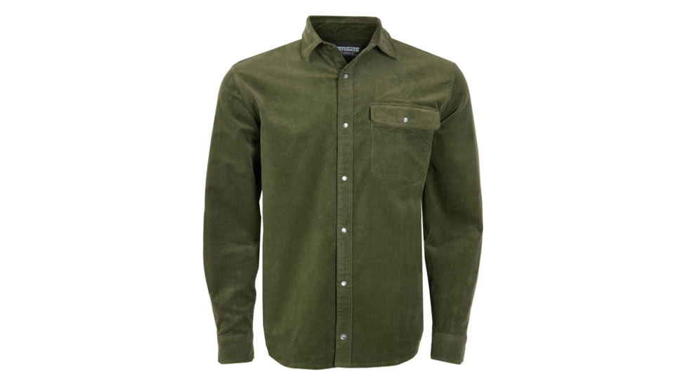 Mountain Khakis Waylon Cord Chore Shirt Relaxed Fit - Mens, Forest Moss, L, N44301FOREST MOSSL