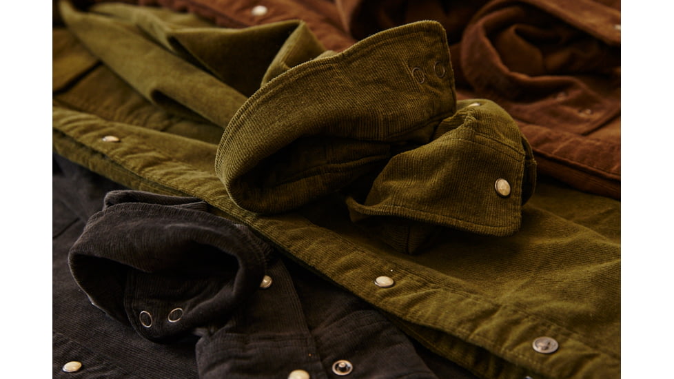 Mountain Khakis Waylon Cord Chore Shirt Relaxed Fit - Mens, Forest Moss, L, N44301FOREST MOSSL