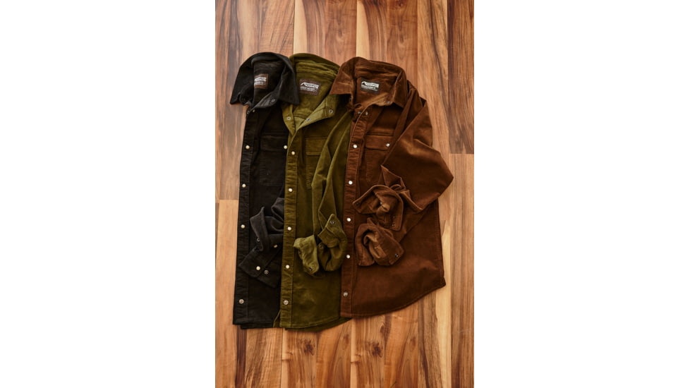 Mountain Khakis Waylon Cord Chore Shirt Relaxed Fit - Mens, Forest Moss, L, N44301FOREST MOSSL