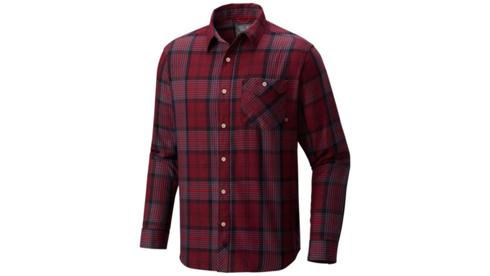 Mountain Hardwear Franklin M LS Shirt-Cote Du Rhone, Cote Du Rhone, XXL, 1617431647-XXL