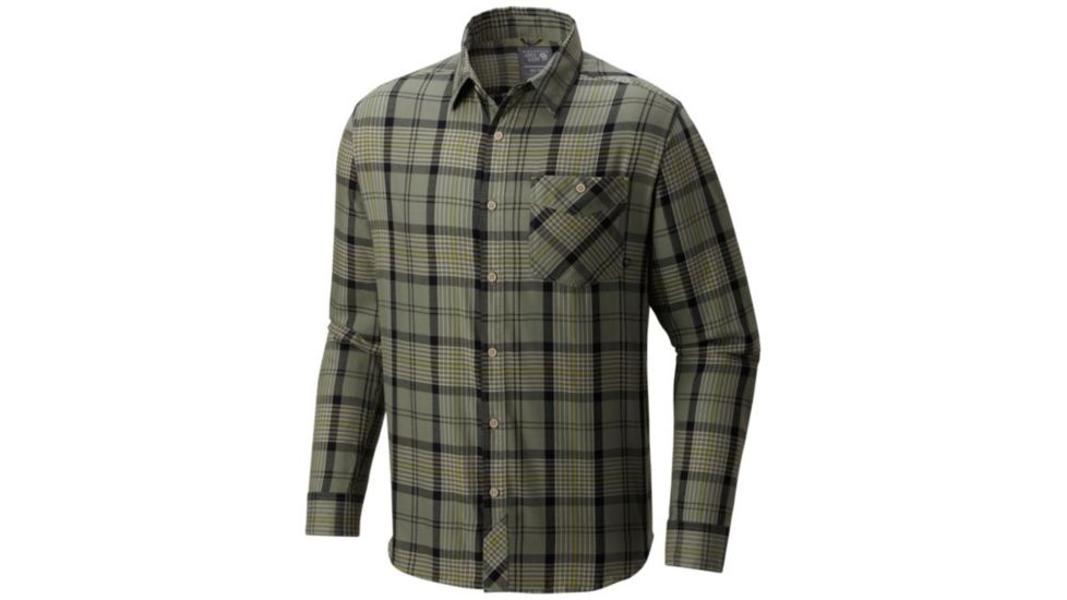 Mountain Hardwear Franklin M LS Shirt-Green Fade, Green Fade, XXL, 1617431393-XXL