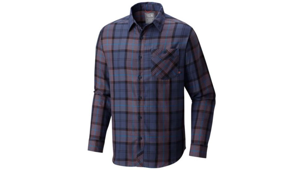 Mountain Hardwear Franklin M LS Shirt-Zinc, Zinc, S, 1617431492-S
