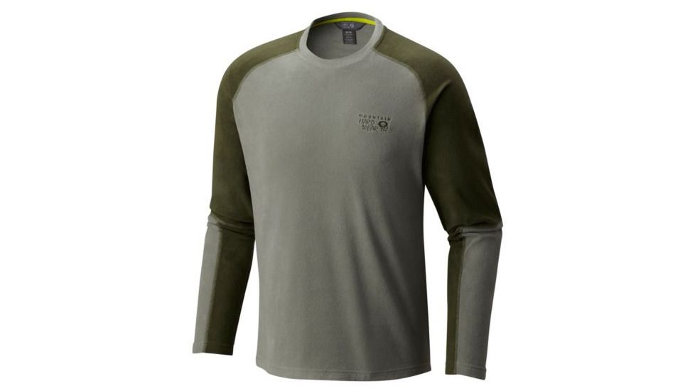 Mountain Hardwear Microchill Lite LS Crew-Green Fade, Green Fade, S, 1677881393-S