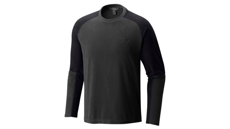 Mountain Hardwear Microchill Lite LS Crew-Shark, Shark, S, 1677881011-S