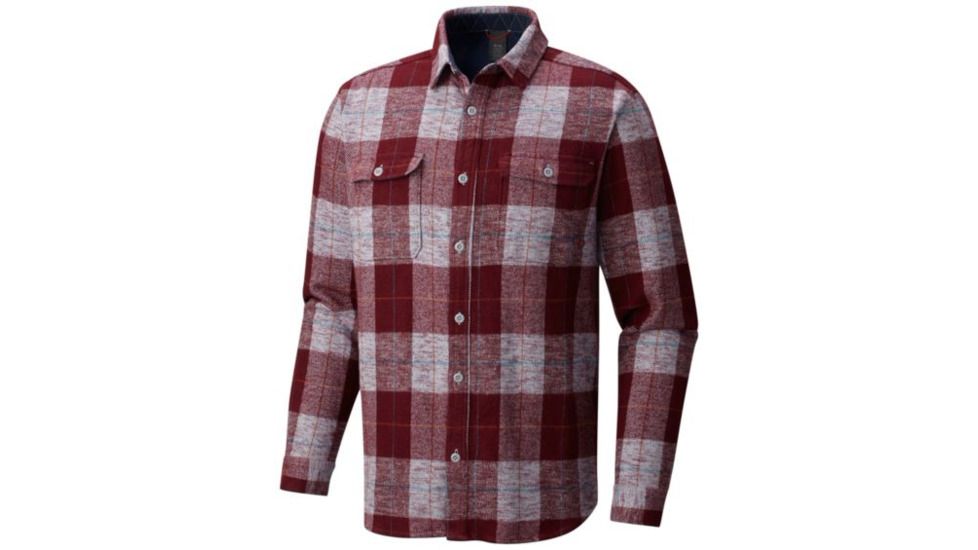 Mountain Hardwear Walcott M LS Shirt-Cote Du Rhone, Cote Du Rhone, M, 1677331647-M