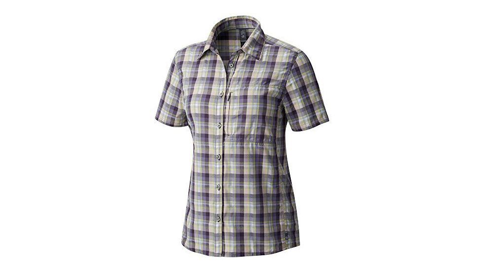 Mountain Hardwear Canyon AC Short Sleeve Shirt - Women's, Blurple, Extra Small, 1708561599-XS