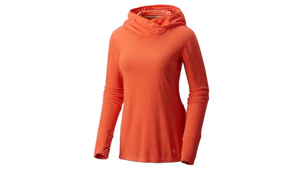 Mountain Hardwear Microchill Lite W PO Hdy-Bright Ember, Bright Ember, L, 1677621868-L