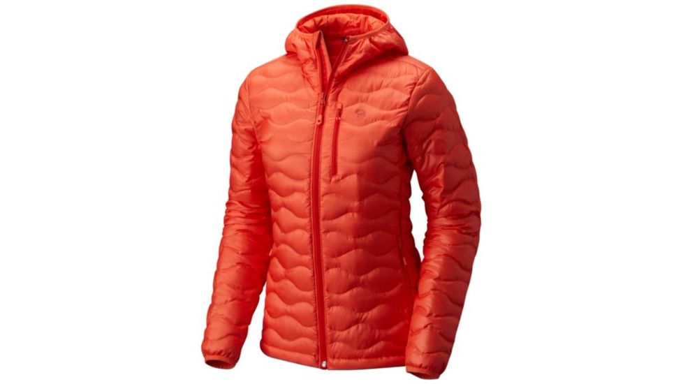 Mountain Hardwear Nitrous Hooded Dwn W Jac-Bright Ember, Bright Ember, M, 1732261868-M