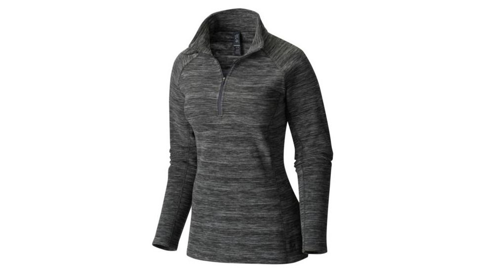 Mountain Hardwear Snowpass W Zip T-Heather Black, Heather Black, M, 1639301065-M