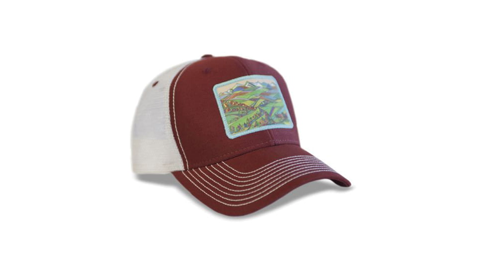 Mountainsmith Capturing Colorado Hat, Burnt Henna/White, One Size, 18-09990-23