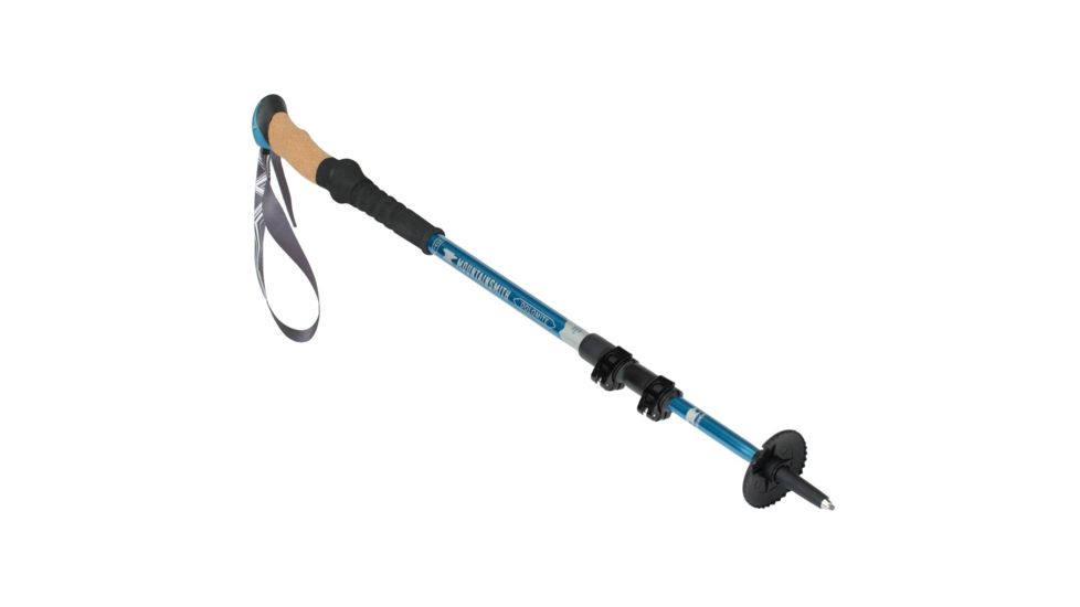Mountainsmith Dolomite 7075 OLS Trekking Pole, Moroccan Blue, Single, 19-9711-30