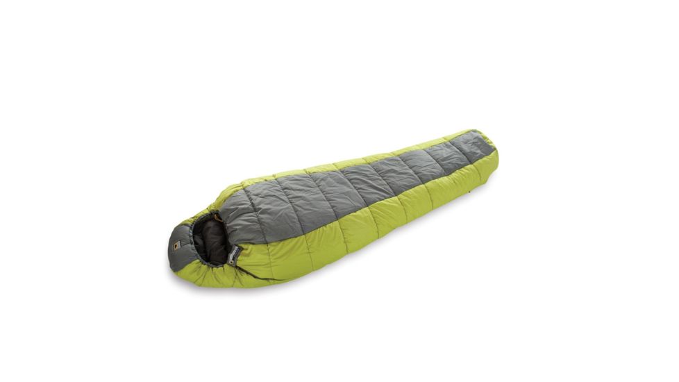 Mountainsmith Poncha 35-Degree Synthetic Mummy-Fit Sleeping Bag, Citron Green 11-1047-12