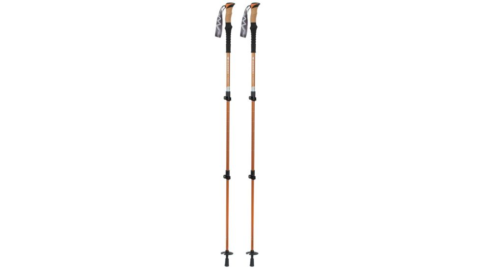 Mountainsmith Tellurite 7075 OLS Trekking Pole, Burnt Ochre, Pair, 19-9752-06