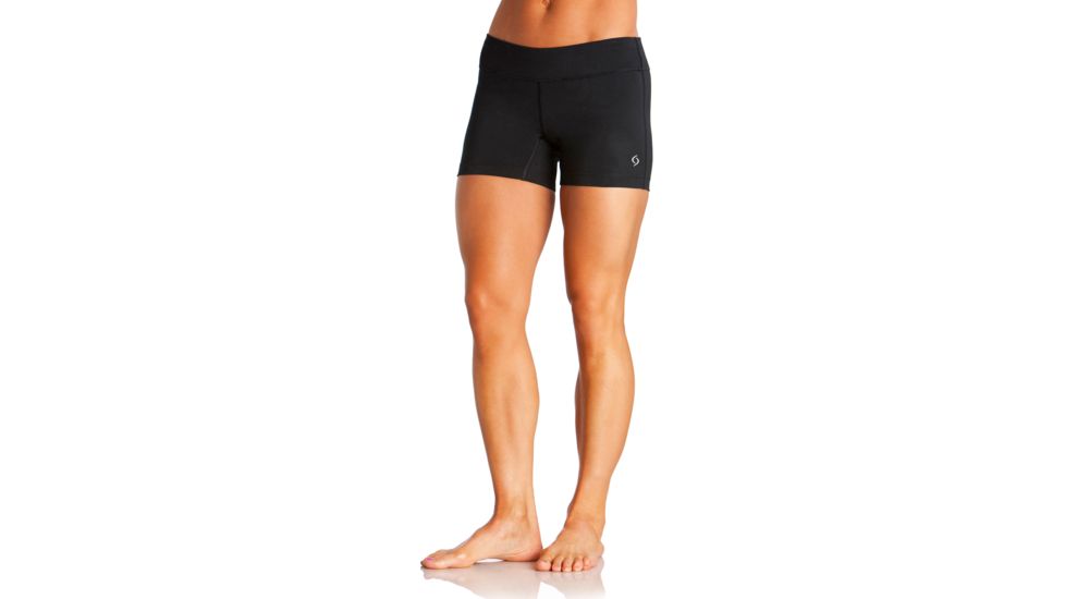 Moving Comfort 4 Inch Compression Short - Women's-Black-X-Small