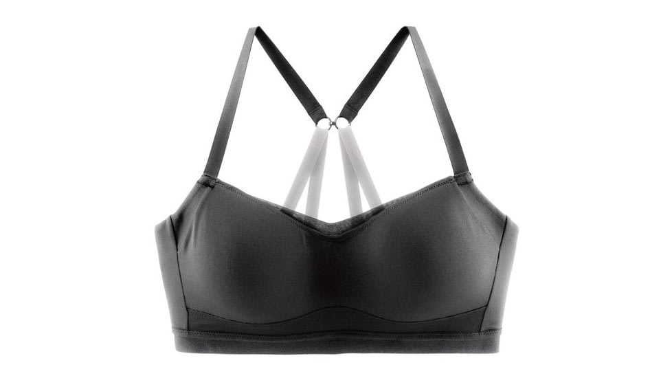 Brooks FineForm A/B Bra - Womens-Black/Sterling-X-Small
