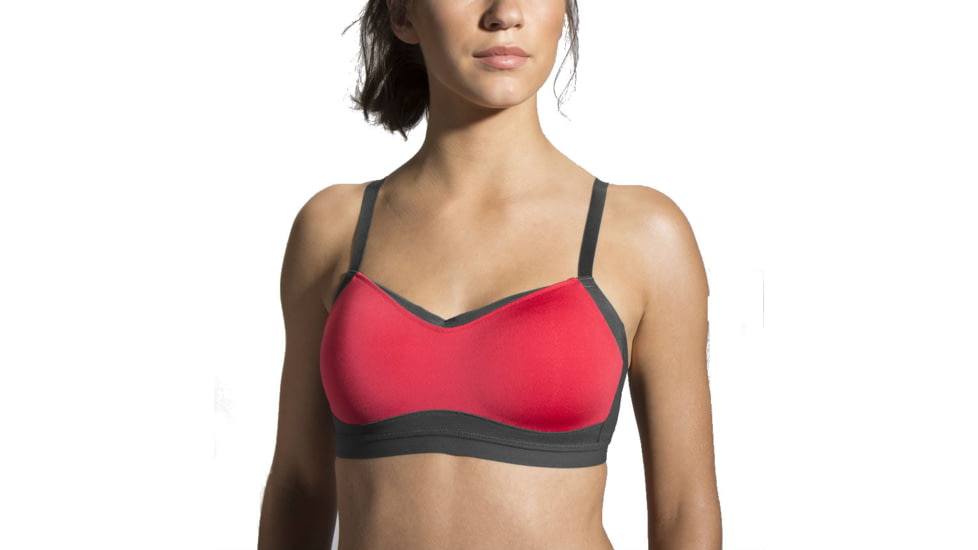Moving Comfort FineForm C/D Bra - Women's-Poppy/Asphalt-Small