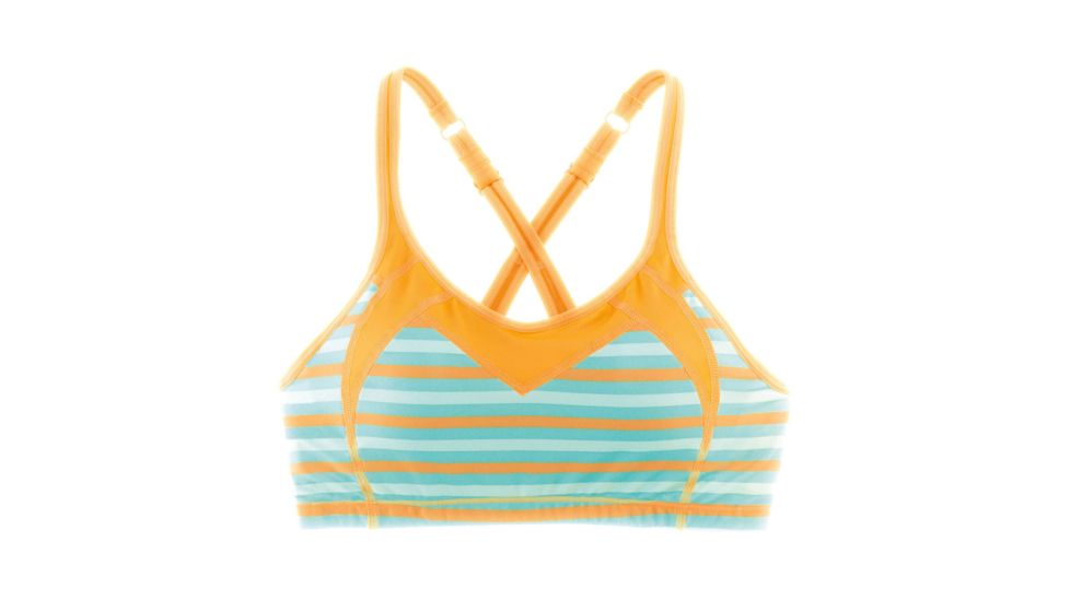 Moving Comfort Urban X-Over A/B Bra - Women's-Dawn Stripe-Small