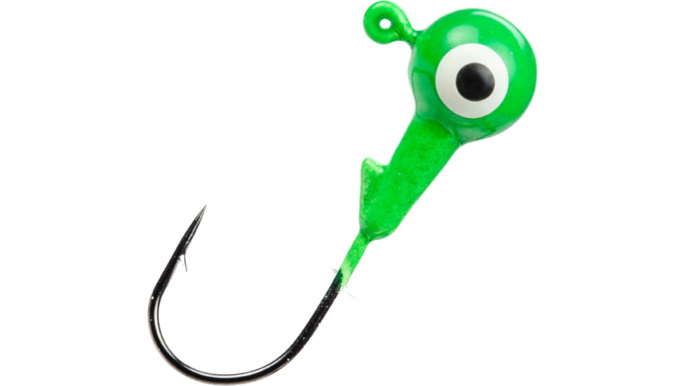 Mr. Crappie Jig Head, 1/8oz, Limetreuse, MRCJH18-93