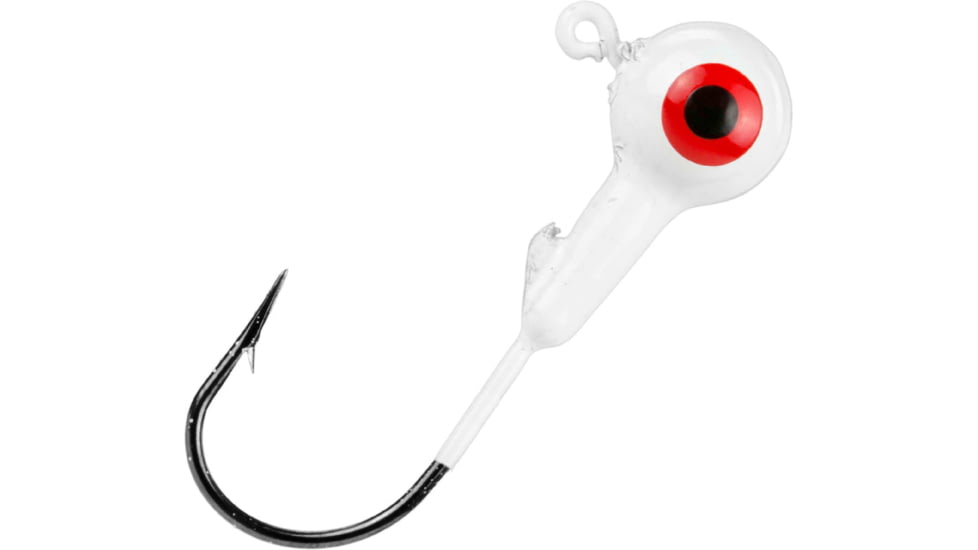 Mr. Crappie Jig Head, 1/32oz, Refrigerator White, MRCJH132-199