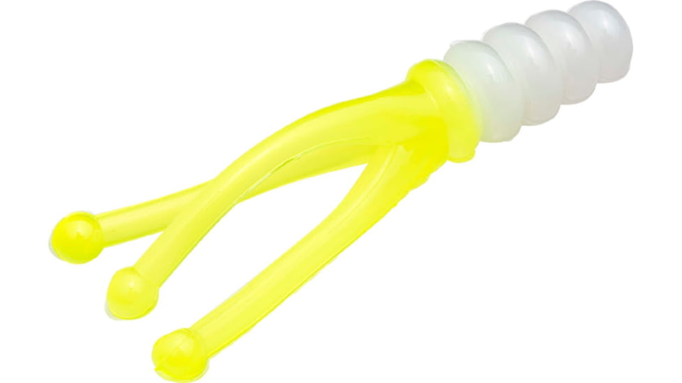 Mr. Crappie Joker Glow Soft Bait, Refrigerator White Glow, MRCJ2-186G