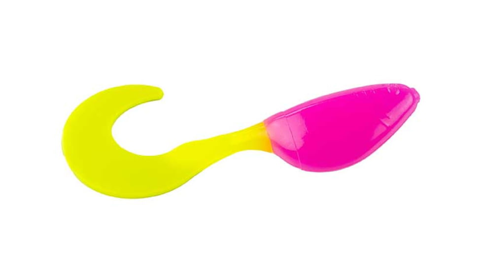 Mr. Crappie by Strike King Shadpole Curlytail, Soft Plastic Curly Tail Grub, HotChicken.com, 2in, 15-Pack, MRCSPCT-242, MRCSPCT-242