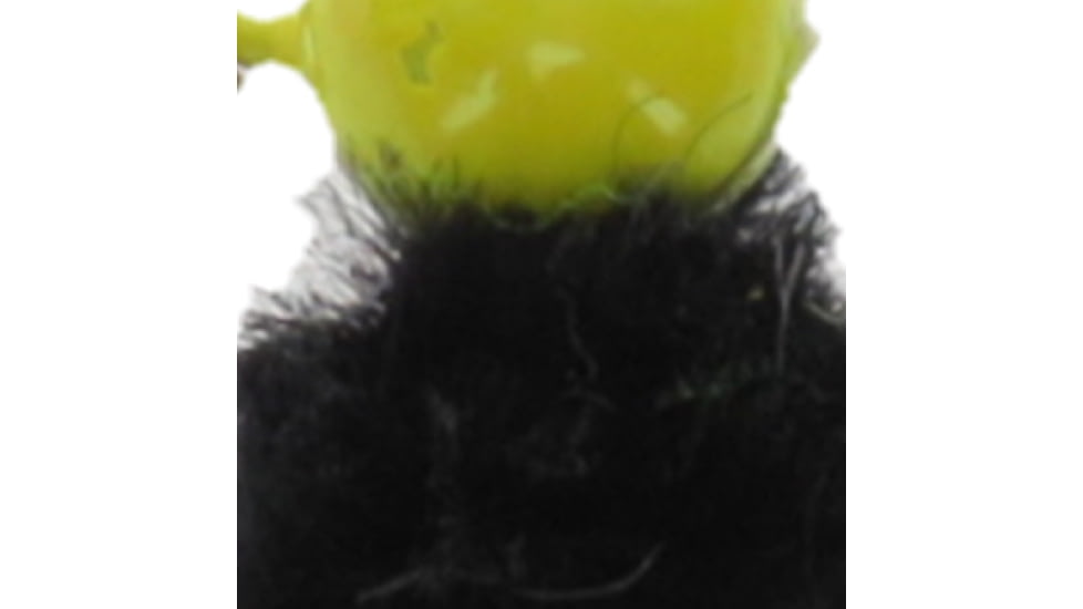 Mr. Crappie by Strike King Slab Daddy Live Hair, Hair Jig Fishing Lure, Tuxedo Black Chartreuse, 1/8oz, 2-Pack, MRCSBLHJ18-183, MRCSBLHJ18-183