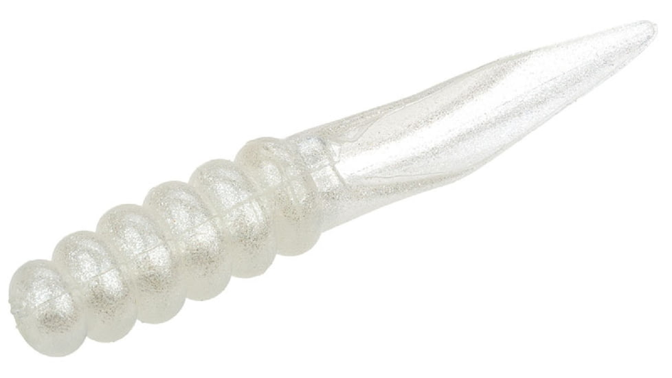 Mr. Crappie by Strike King Slab Slanger, Soft Plastic Spade Tail Grub, Shiney Hiney, 2in, 15-Pack, MRCSS-248, MRCSS-248