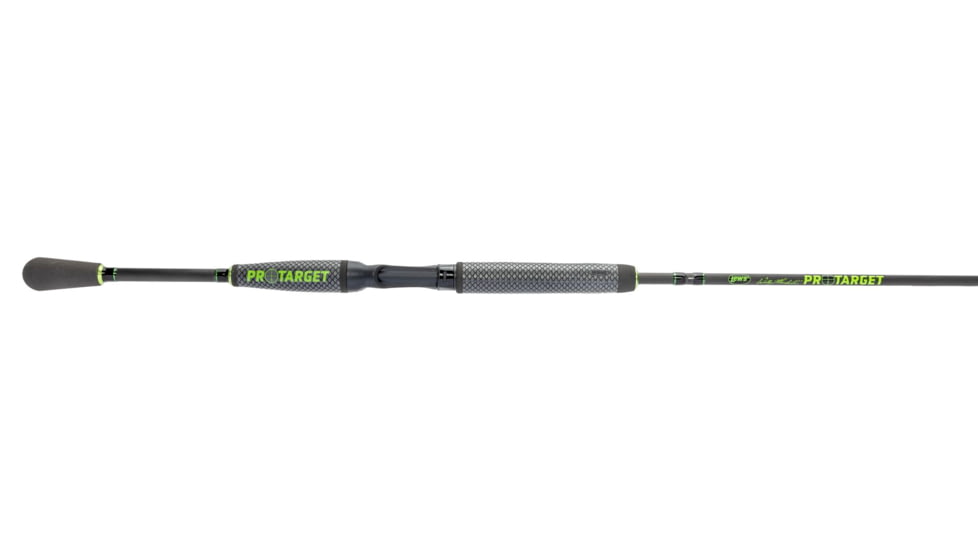 Mr. Crappie Wally Marshall Pro Target Casting/Jigging/Trolling Rod, 10ft 2-PC IM-8 Graphite, Medium-Light, Fast, Stainless Steel Guides, Winn Dri-Tac Foregrip, Black/Green, WMPT10ML-2