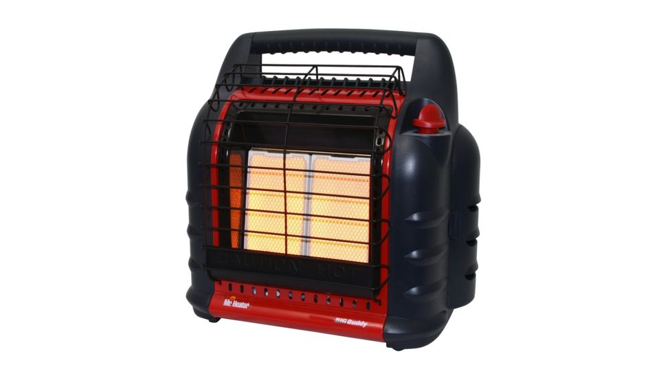 Mr. Heater Big Buddy Heater w/o Fan, 4000 - 18000 BTU - Standard, Red &amp; Black, F274805
