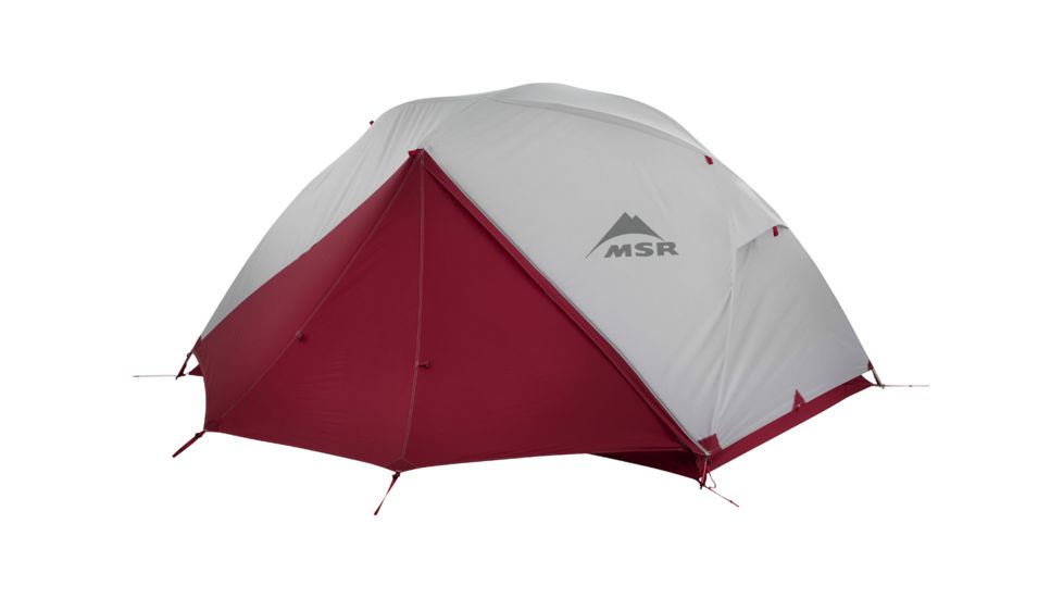 MSR Elixir Tent - 2 Person, 3 Season footprint included, White/Red, 10311