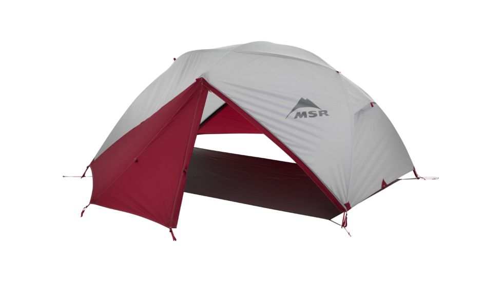 MSR Elixir Tent - 2 Person, 3 Season footprint included, White/Red, 10311