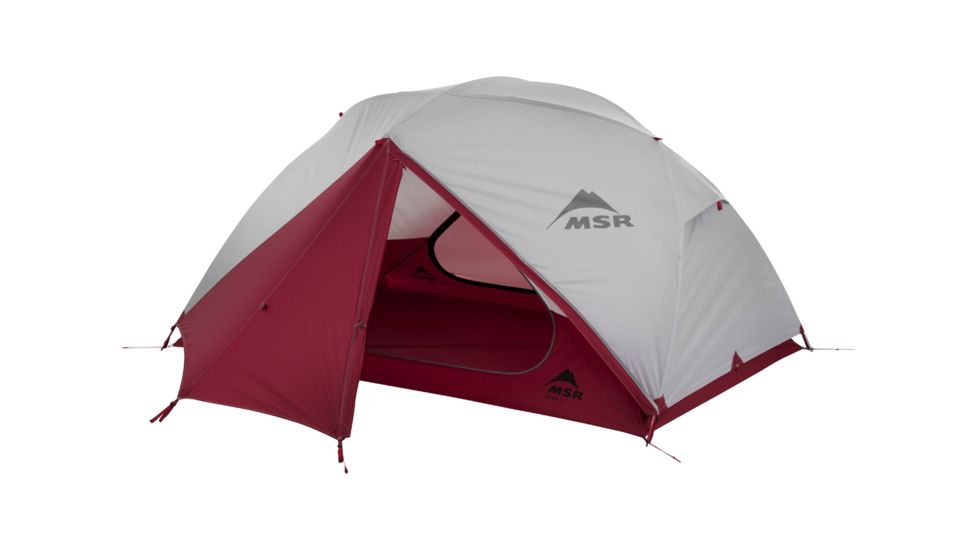 MSR Elixir Tent - 2 Person, 3 Season footprint included, White/Red, 10311